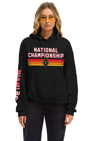 CFP NATIONAL CHAMPIONSHIP 2026 MATCHUP PULLOVER HOODIE - BLACK