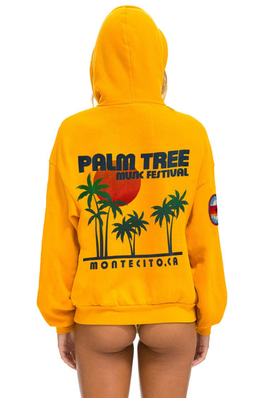 PALM TREE MONTECITO 2025 PULLOVER HOODIE RELAXED - GOLD