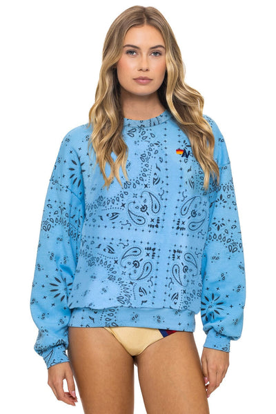 Bandana Crew Sweatshirt Sky | Aviator Nation