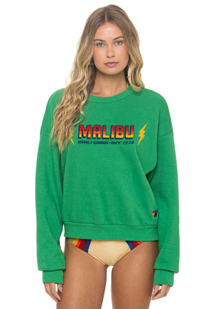 MALIBU CHILI COOK-OFF 2026 RELAXED CREW SWEATSHIRT - KELLY GREEN
