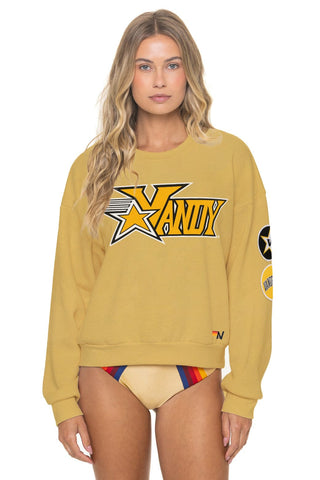 VANDERBILT UNIVERSITY 2026 RELAXED CREW SWEATSHIRT - FALLBACK GOLD