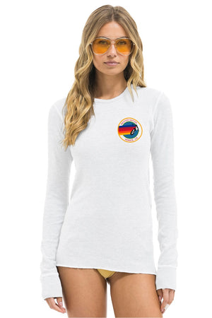 AVIATOR NATION VENICE THERMAL - WHITE