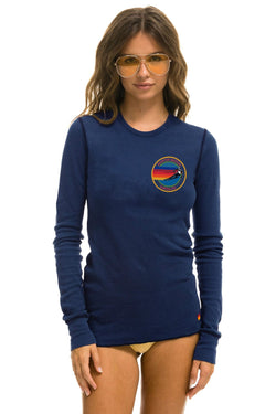 AVIATOR NATION ASPEN THERMAL - NAVY