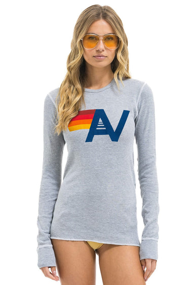 LOGO THERMAL HEATHER GREY – Aviator Nation