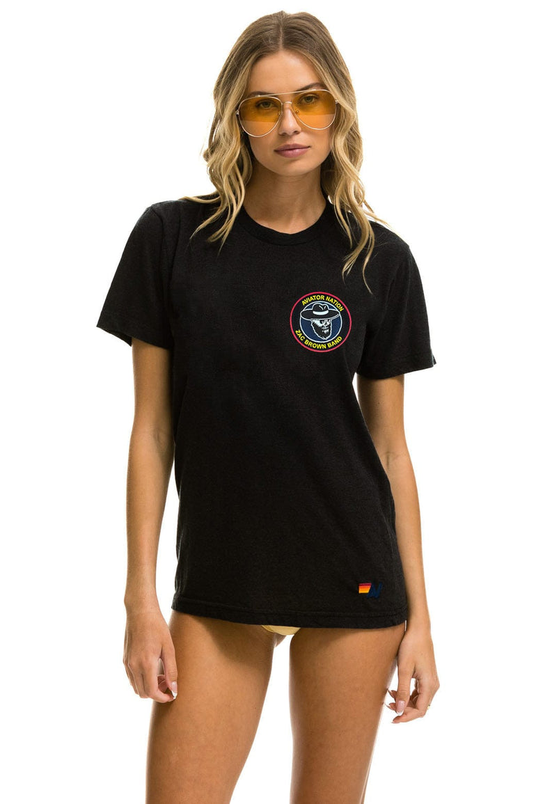 ZAC BROWN BAND 2025 CREW TEE SHIRT - BLACK