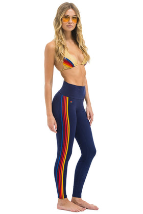 FULL LENGTH HI-RISE 5 STRIPE LEGGINGS