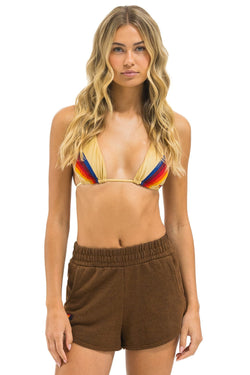ESSENTIAL CLUB SHORTS - CHOCOLATE