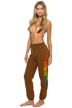 AVIAOR NATION SWEATPANTS - CINNAMON