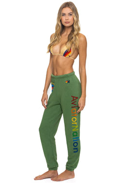AVIATOR NATION SWEATPANTS - PALM