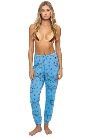 BANDANA SWEATPANTS - SKY