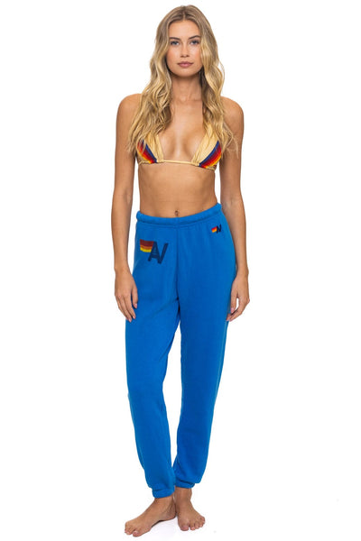 LOGO SWEATPANTS - ADVENTURE BLUE – Aviator Nation