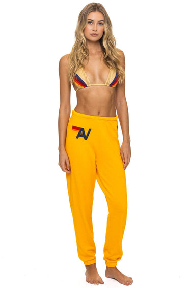 LOGO SWEATPANTS - GOLD