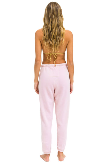 BOLT HEART SWEATPANTS - LIGHT PINK