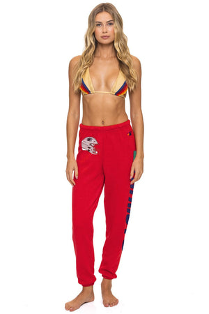 NEW ENGLAND PATRIOTS HELMET 2026 SWEATPANTS - FLASH RED