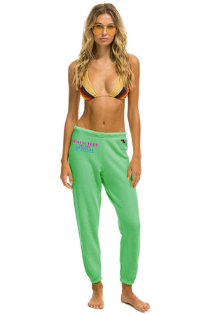 PALM TREE FEST WEST PALM 2026 UNISEX SWEATPANTS - NEON MINT