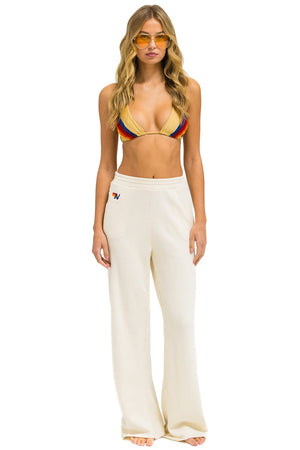 WIDE LEG POCKET SWEATPANTS - VINTAGE WHITE