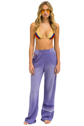RUGBY STITCH WIDE LEG POCKET SWEATPANTS