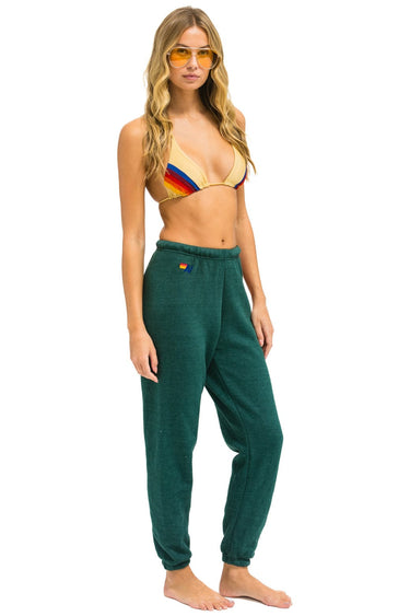 5 STRIPE SWEATPANTS - FOREST // PURPLE // ORANGE