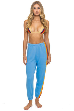 5 STRIPE SWEATPANTS - RETRO OCEAN