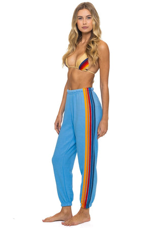 5 STRIPE SWEATPANTS - RETRO OCEAN