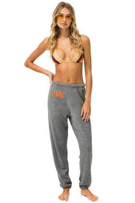 UNIVERSITY OF SOUTHERN CALIFORNIA 5 STRIPE UNISEX SWEATPANTS