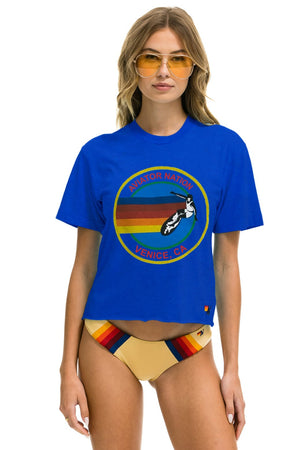 SIGNATURE VENICE BOYFRIEND TEE - ROYAL