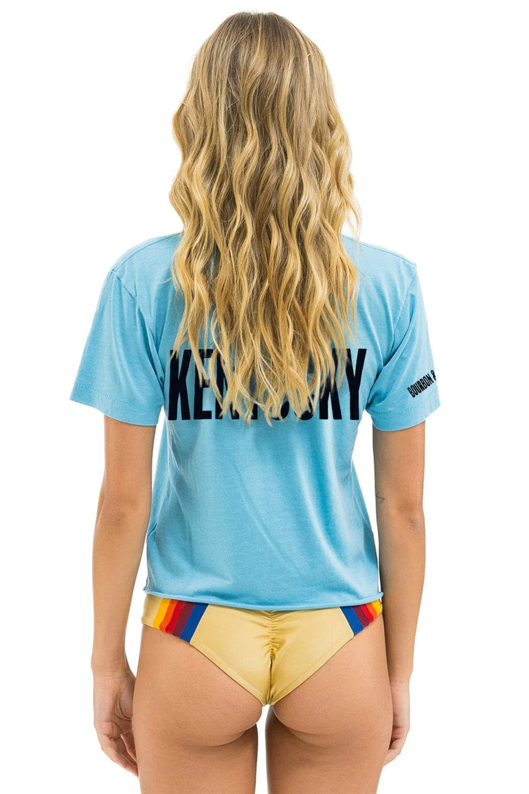 BOURBON AND BEYOND 2025 BOYFRIEND TEE - AQUA