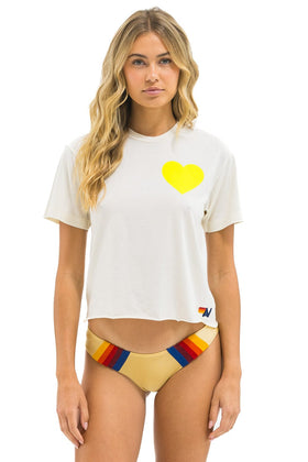 HEART PRINT BOYFRIEND TEE