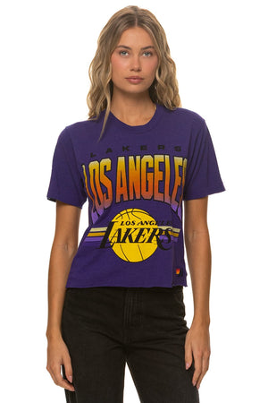 LOS ANGELES LAKERS 2026 BOYFRIEND TEE - LAKERS PURPLE