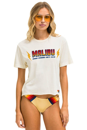 MALIBU CHILI COOK-OFF 2026 BOYFRIEND TEE - VINTAGE WHITE