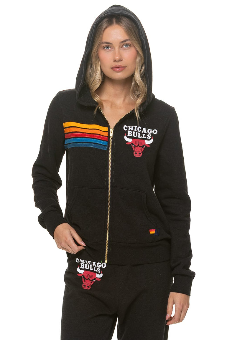 CHICAGO BULLS 2026 ZIP HOODIE - BLACK