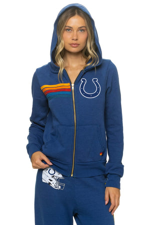 INDIANAPOLIS COLTS ZIP HOODIE - ROYAL