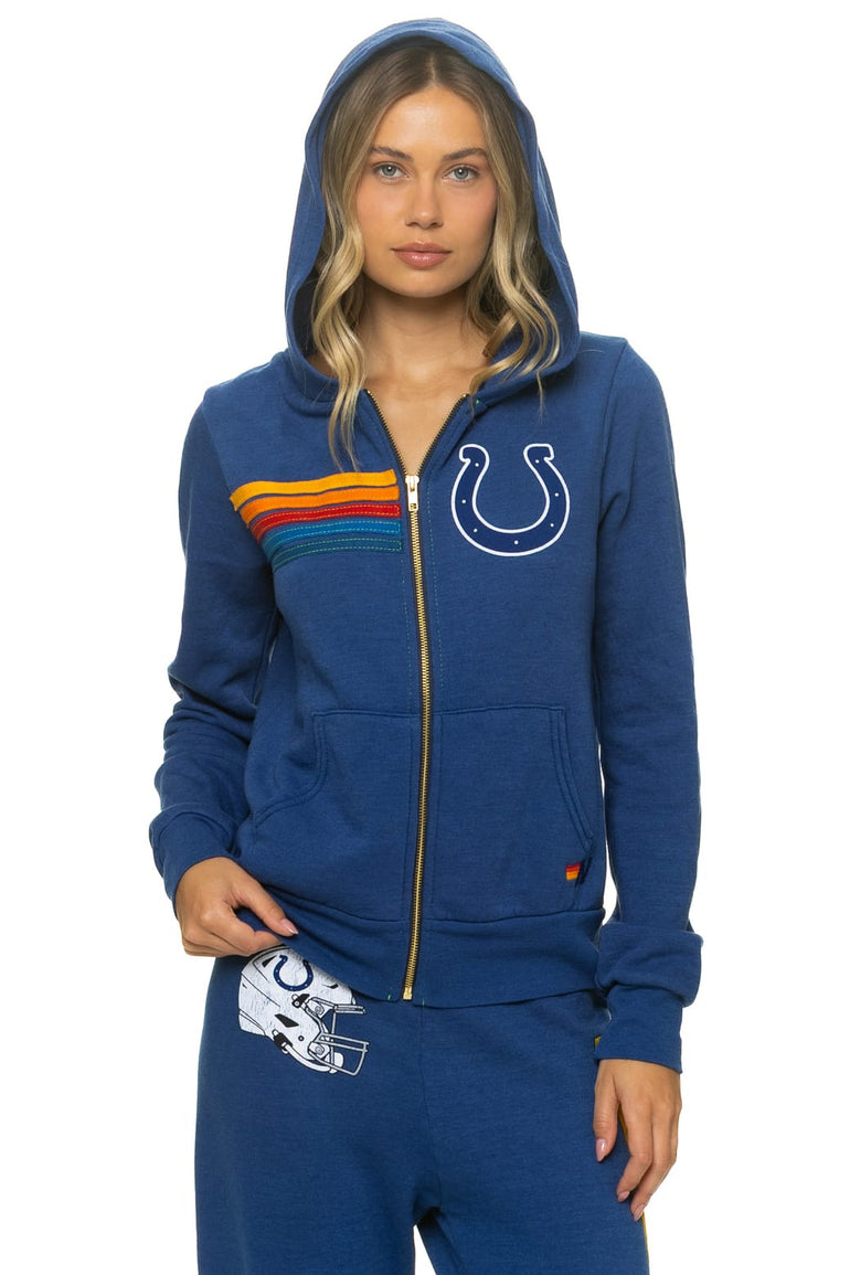 INDIANAPOLIS COLTS ZIP HOODIE - ROYAL