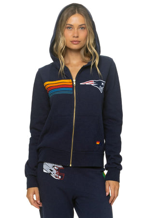 NEW ENGLAND PATRIOTS ZIP HOODIE - NAVY