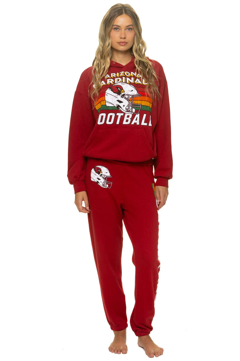 ARIZONA CARDINALS HELMET SWEATPANTS - CRIMSON