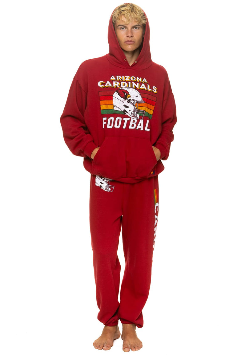 ARIZONA CARDINALS HELMET SWEATPANTS - CRIMSON