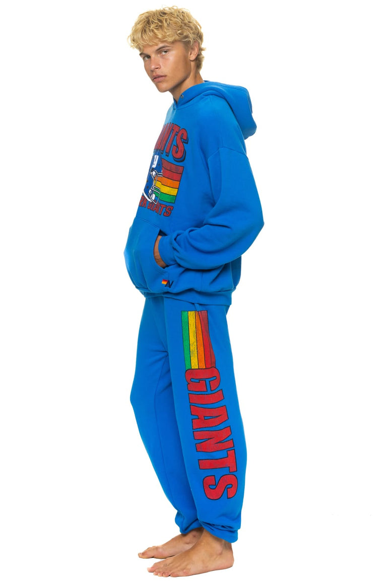 NEW YORK GIANTS HELMET SWEATPANTS - ADVENTURE BLUE