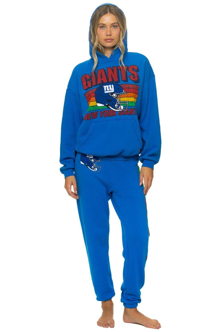 NEW YORK GIANTS HELMET SWEATPANTS - ADVENTURE BLUE