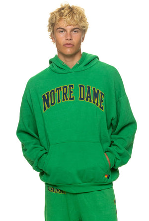 NOTRE DAME 2026 PULLOVER HOODIE RELAXED - KELLY GREEN