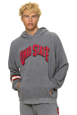 OHIO STATE UNIVERSITY 2026 PULLOVER HOODIE RELAXED - HEATHER GREY