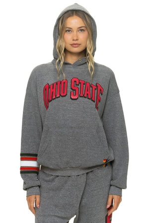 OHIO STATE UNIVERSITY 2026 PULLOVER HOODIE RELAXED - HEATHER GREY