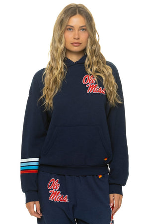 OLE MISS 2026 PULLOVER HOODIE RELAXED - NAVY