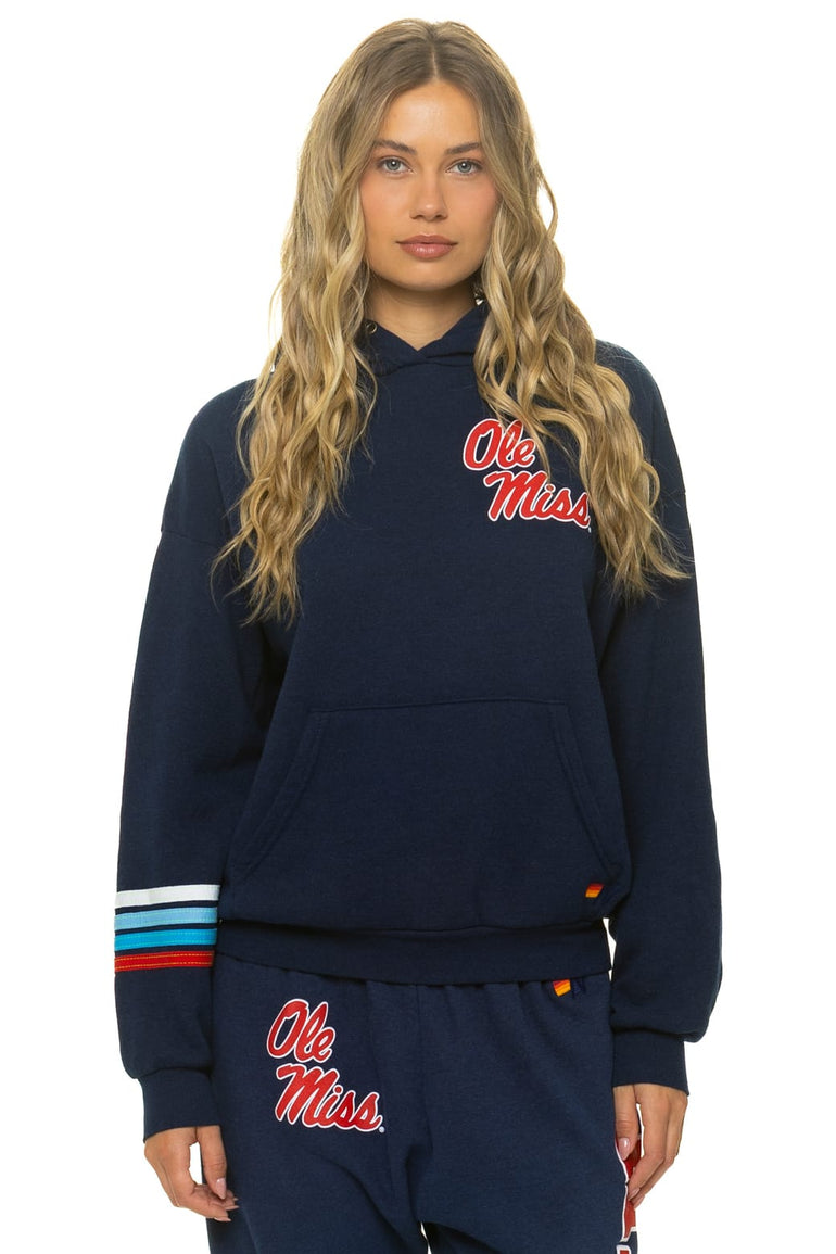 OLE MISS 2026 PULLOVER HOODIE RELAXED - NAVY