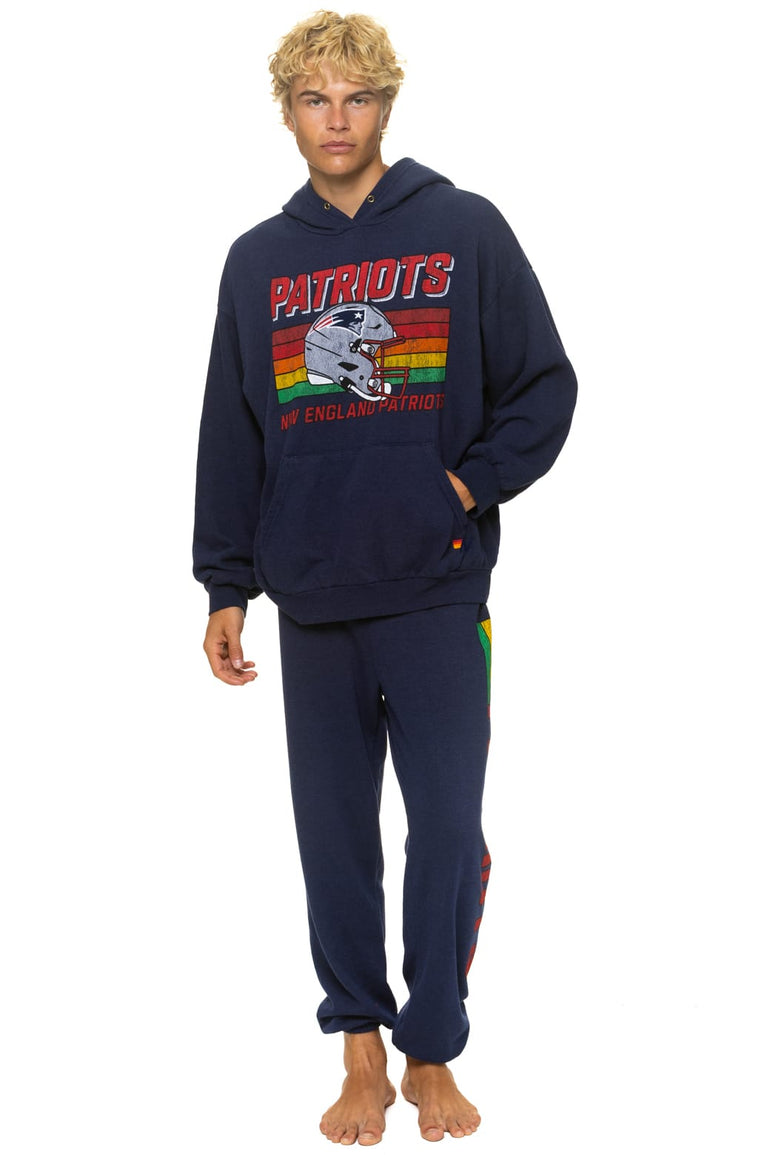 NEW ENGLAND PATRIOTS HELMET SWEATPANTS - NAVY