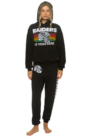 LAS VEGAS RAIDERS HELMET SWEATPANTS - BLACK
