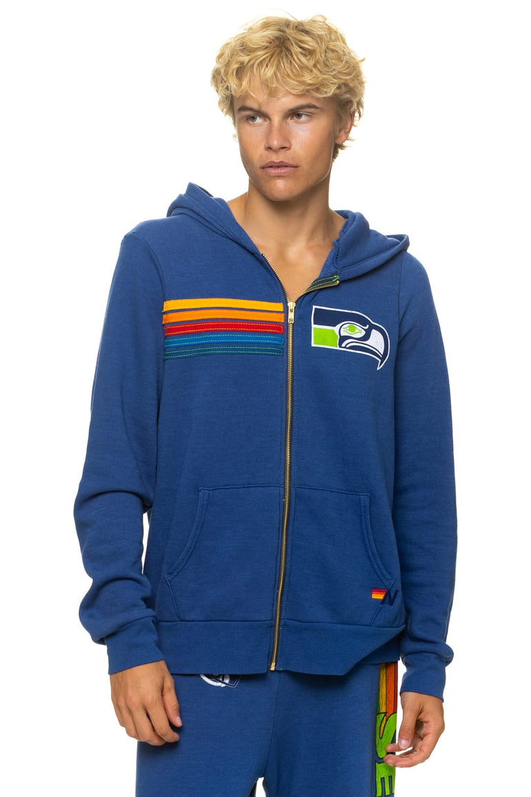 SEATTLE SEAHAWKS ZIP HOODIE - ROYAL