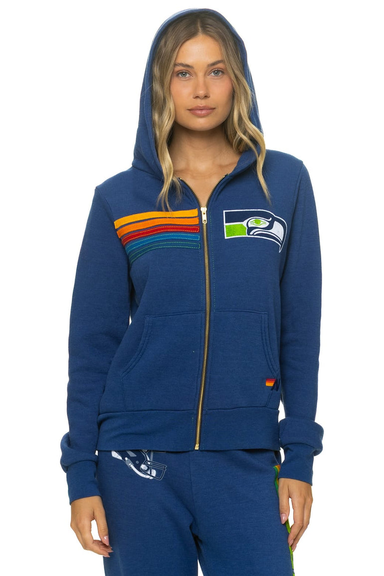 SEATTLE SEAHAWKS ZIP HOODIE - ROYAL