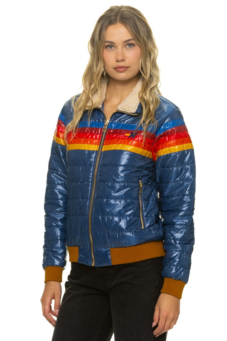 5 STRIPE RAINBOW - GLOSSY DEEP BLUE