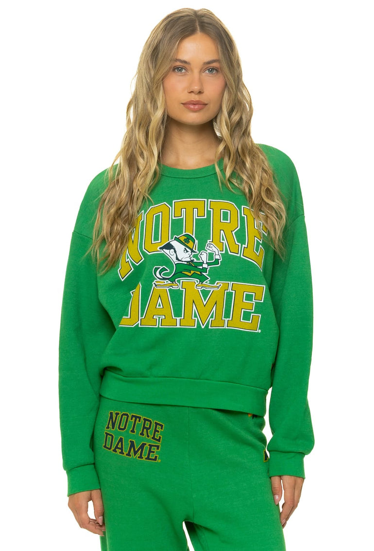 NOTRE DAME 2026 RELAXED CREW SWEATSHIRT - KELLY GREEN