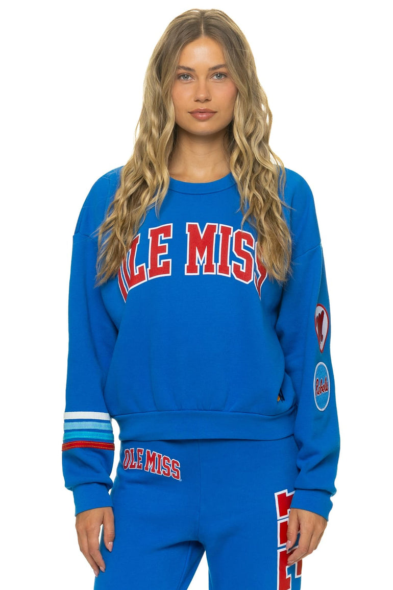 OLE MISS 2026 RELAXED CREW SWEATSHIRT - ADVENTURE BLUE